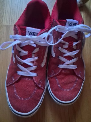 Zapatillas Vans Rojas