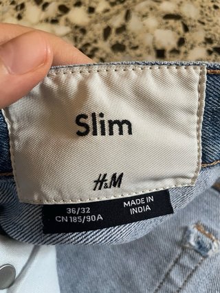 Pantalón vaquero H&M Slim Fit Talla 36/32