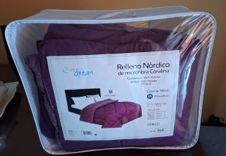 Relleno Nórdico Microfibra Coralina 350g/m2