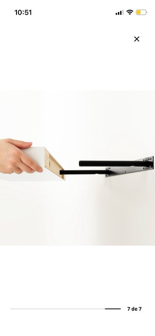 Balda Ikea Lack madera