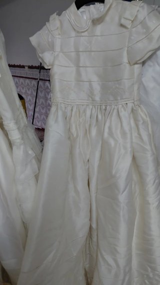 Vestido Comunión/Fiesta Beige/Blanco Varias tallas