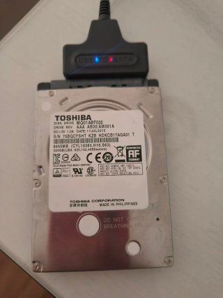 Lote 3 Discos Duros 320GB 2.5 Hitachi / Toshiba