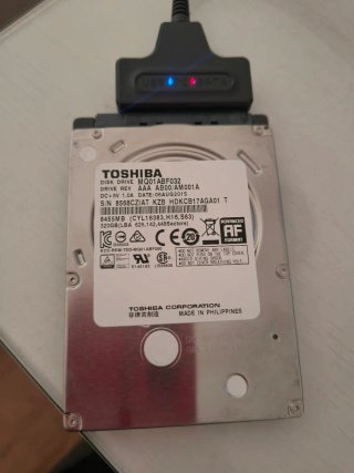 Lote 3 Discos Duros 320GB 2.5 Hitachi / Toshiba