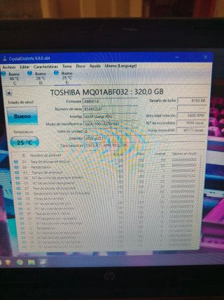 Lote 3 Discos Duros 320GB 2.5 Hitachi / Toshiba