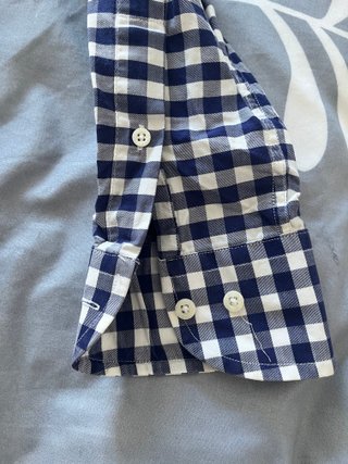 Camisa Pedro del Hierro. Cuadros azules y blancos