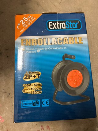Enrollacable ExtraStar 25m 4 Bases 2P+T