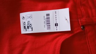Pantalón corto señora rojo