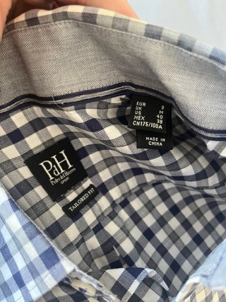 Camisa Pedro del Hierro cuadros