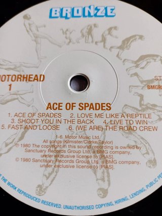 Motorhead Ace of Spades vinilo