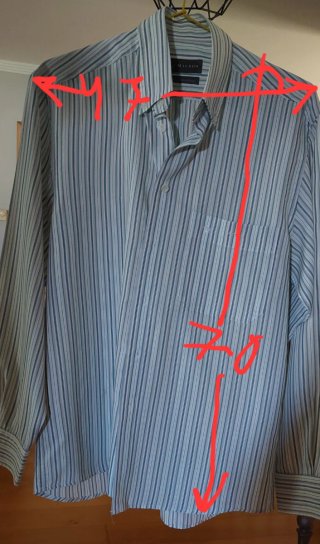 Camisa de rayas hombre talla L