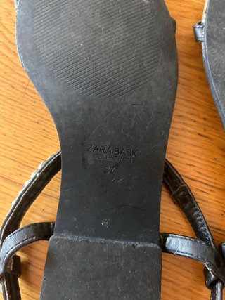 Sandalias Zara Talla 37 Cadena