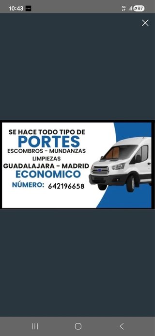 Portes y Mudanzas esconomico