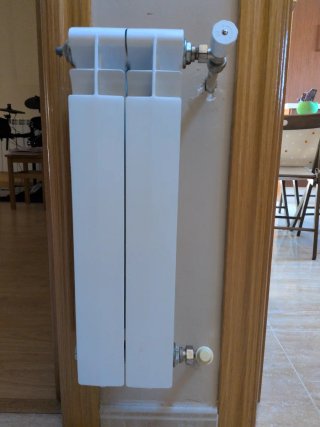 Radiador blanco 2 elementos