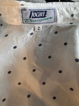 Camisa de seda lunares talla S