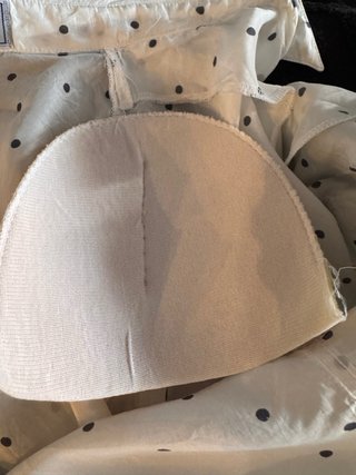 Camisa de seda lunares talla S