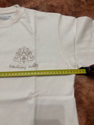 Camiseta Pull&Bear crema talla M