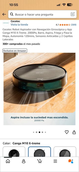 Robot Aspirador Cecotec Conga M10 X-Treme