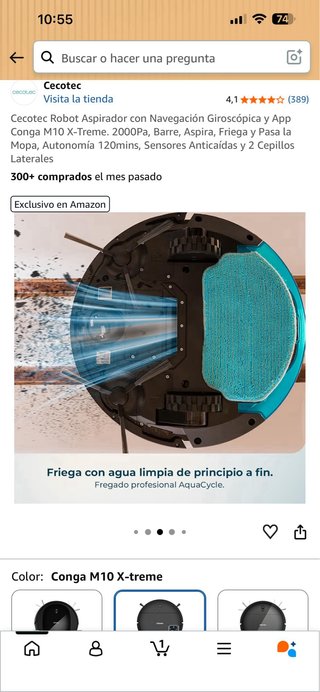 Robot Aspirador Cecotec Conga M10 X-Treme