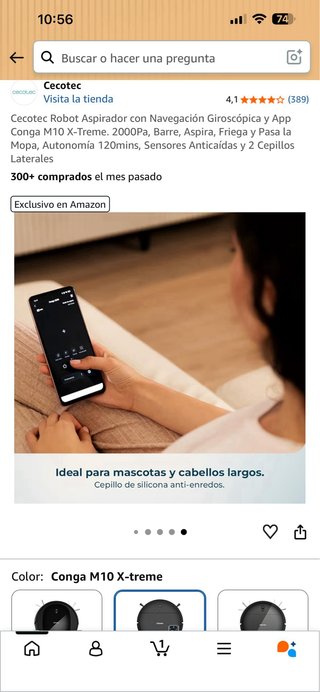 Robot Aspirador Cecotec Conga M10 X-Treme