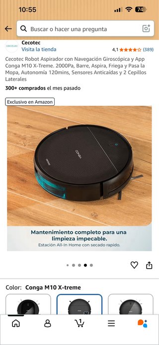 Robot Aspirador Cecotec Conga M10 X-Treme