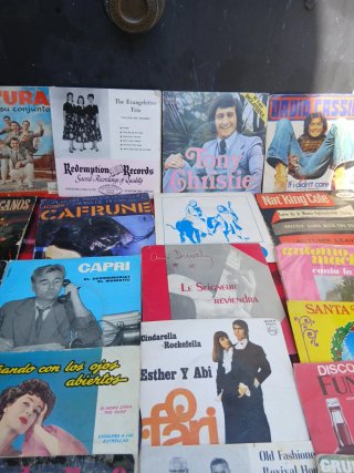 34 Discos Pequeños Vinilo