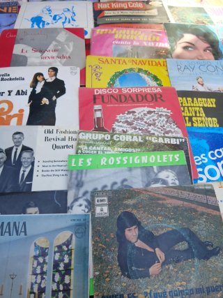 34 Discos Pequeños Vinilo