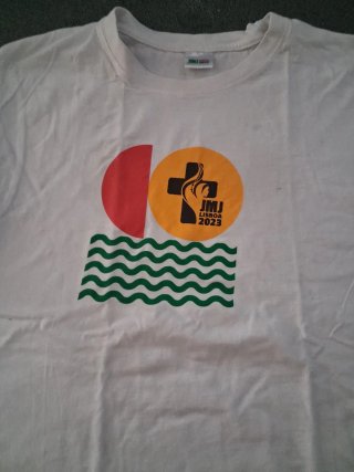 Camiseta JMJ Lisboa 2023 Blanca
