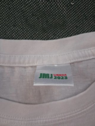 Camiseta JMJ Lisboa 2023 Blanca