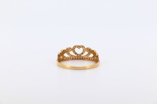 ANILLO PEQUEÑO CORONA CIRCONITAS ROSAS.