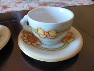 Set 2 Tazze Thun con Piattini Girasoli