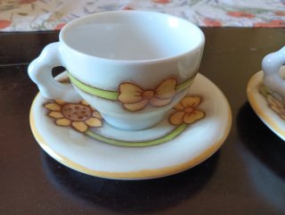 Set 2 Tazze Thun con Piattini Girasoli