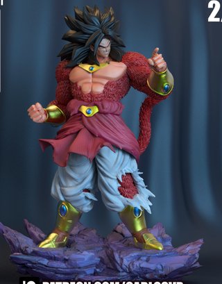 Figura Resina Broly SSJ4 Dragon Ball