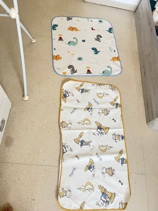 Dos piezas de Cambiador de Pañales almohadillas
