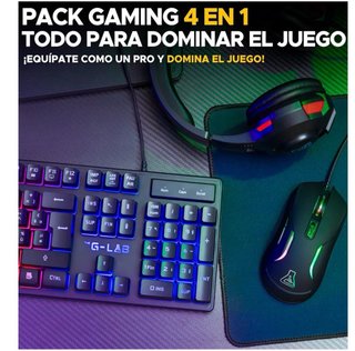 Pack Gaming G-Lab: Tastiera, Mouse e Cuffie