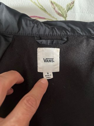 Chaqueta Vans Talla S