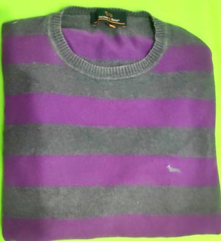 Jersey Harmont & Blaine Rayas Morado Gris