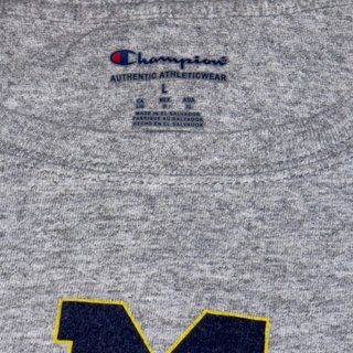 Champion Michigan Wolverines Vintage Camiseta M