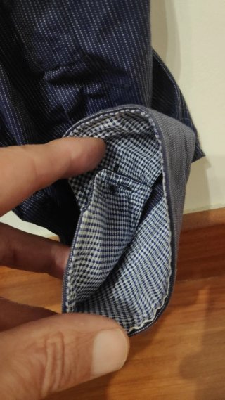 Camisa Zara Slim Fit Azul Talla XL