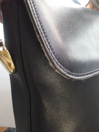 Bolso de piel negro Antoni