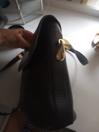Bolso de piel negro Antoni