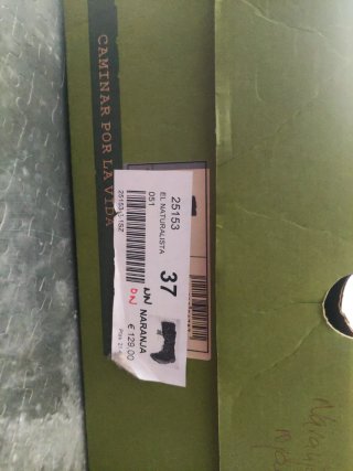 Botas El Naturalista Talla 37 Naranja