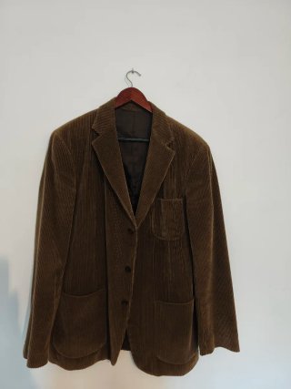 Chaqueta de traje marrón para hombre