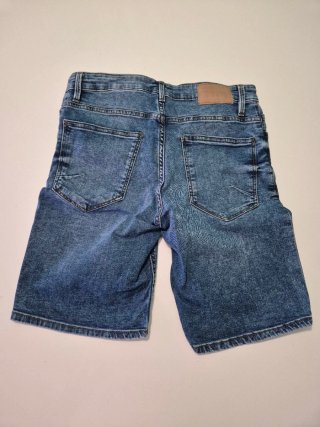 Pull&Bear Pantalón Corto Azul Talla M