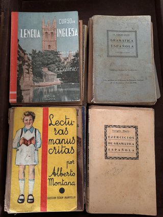 Libros de texto y lectura de los años 40’