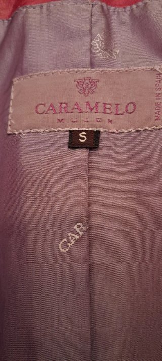 Chaqueta piel rosa fucsia con pelo