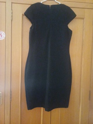 Vestido negro Mango Talla XL
