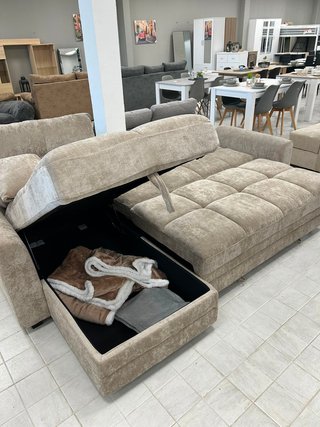 Sofá Cama con 2 Arcones