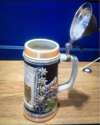 JARRA CERVEZA GERZ Alemana. Años 80.