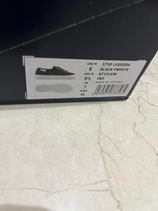 Zapatillas Superga Negras y Blancas