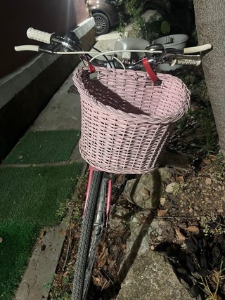 Bicicleta BH Bintag Rosa con Cesta